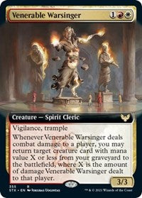 Venerable Warsinger (Extended Art) [Strixhaven: School of Mages] Foil