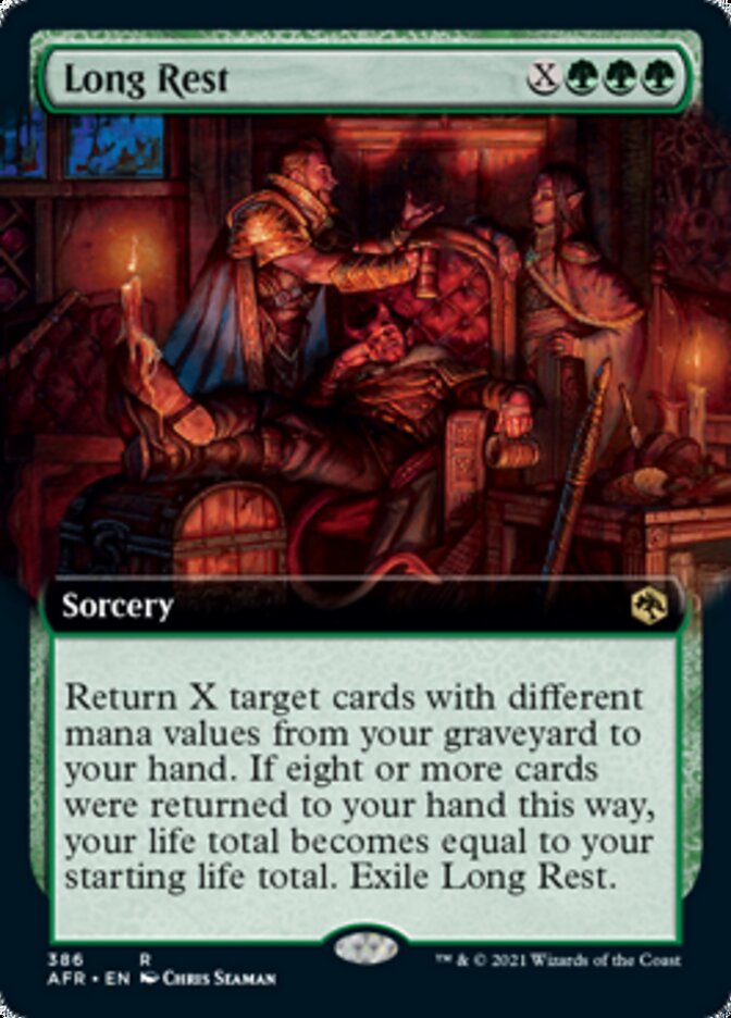 Long Rest (Extended Art) [Dungeons & Dragons: Adventures in the Forgotten Realms] Foil