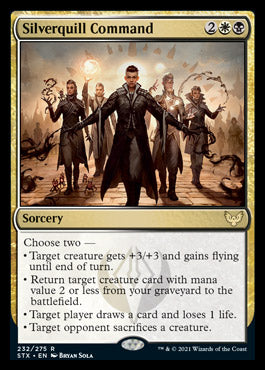 Silverquill Command [Strixhaven: School of Mages] Foil