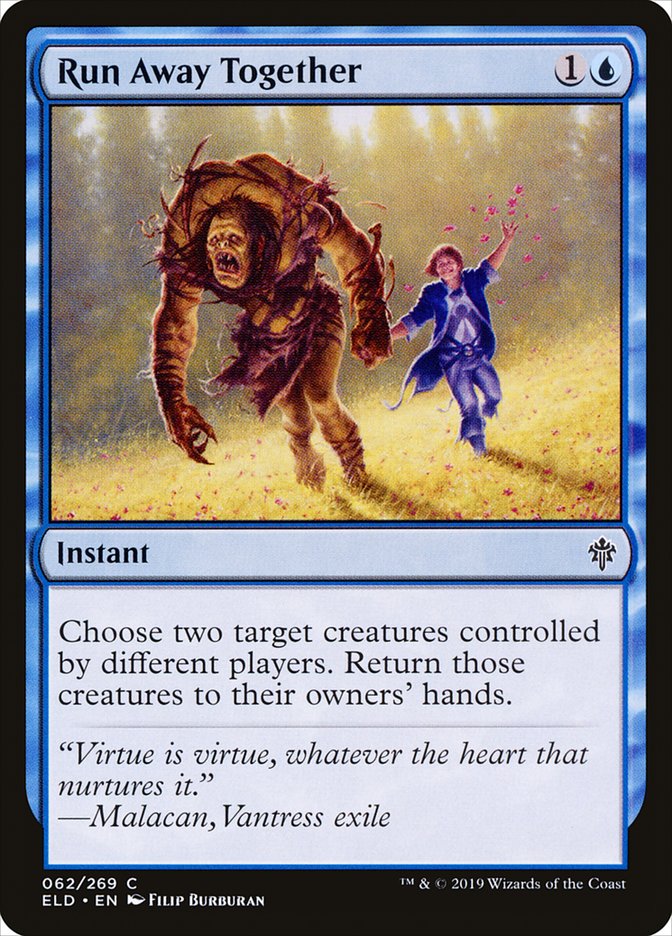 Run Away Together [Throne of Eldraine] Foil