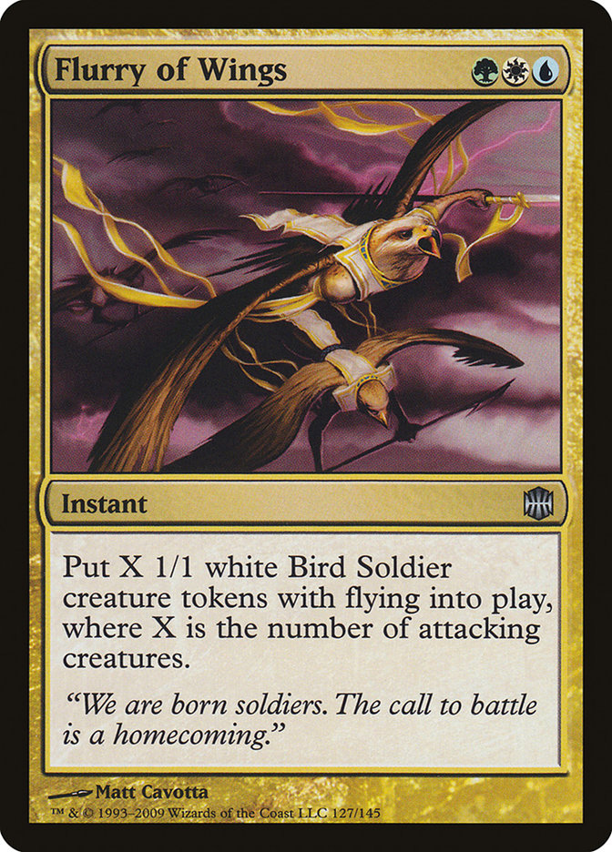 Flurry of Wings [Alara Reborn] Foil