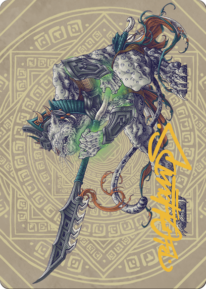 Kutzil, Malamet Exemplar // Kutzil, Malamet Exemplar  [The Lost Caverns of Ixalan Art Series] (Borderless) Foil