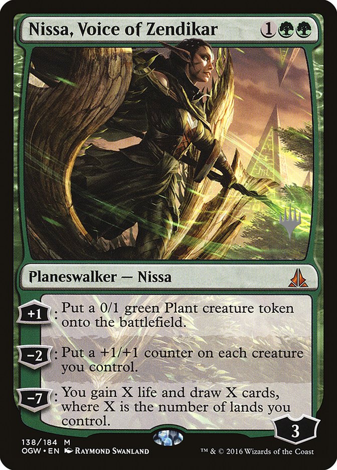 Nissa, Voice of Zendikar (Promo Pack) [Oath of the Gatewatch Promos] Foil