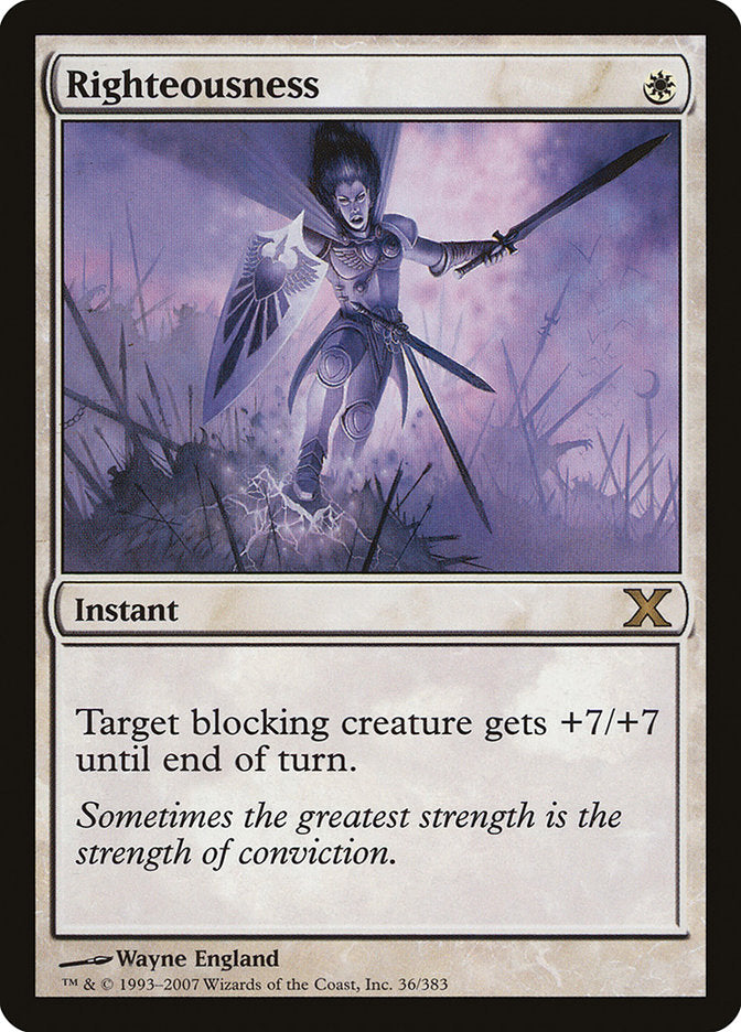 Righteousness [Tenth Edition] Foil