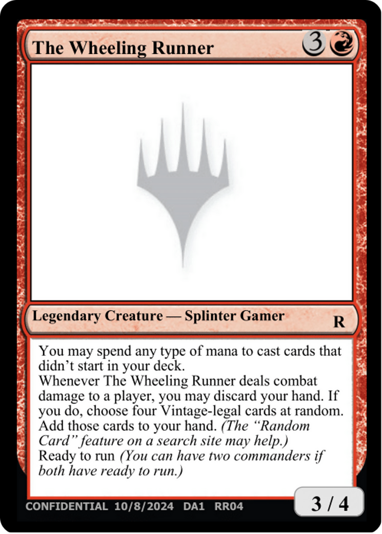 The Wheeling Runner  [Unknown Event]