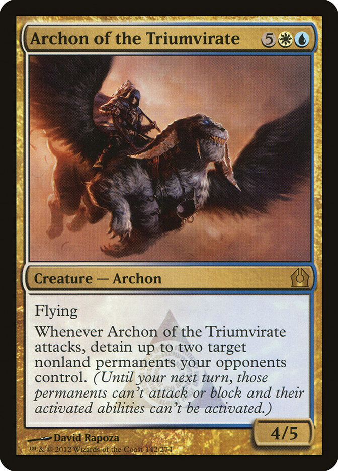 Archon of the Triumvirate [Return to Ravnica] Foil
