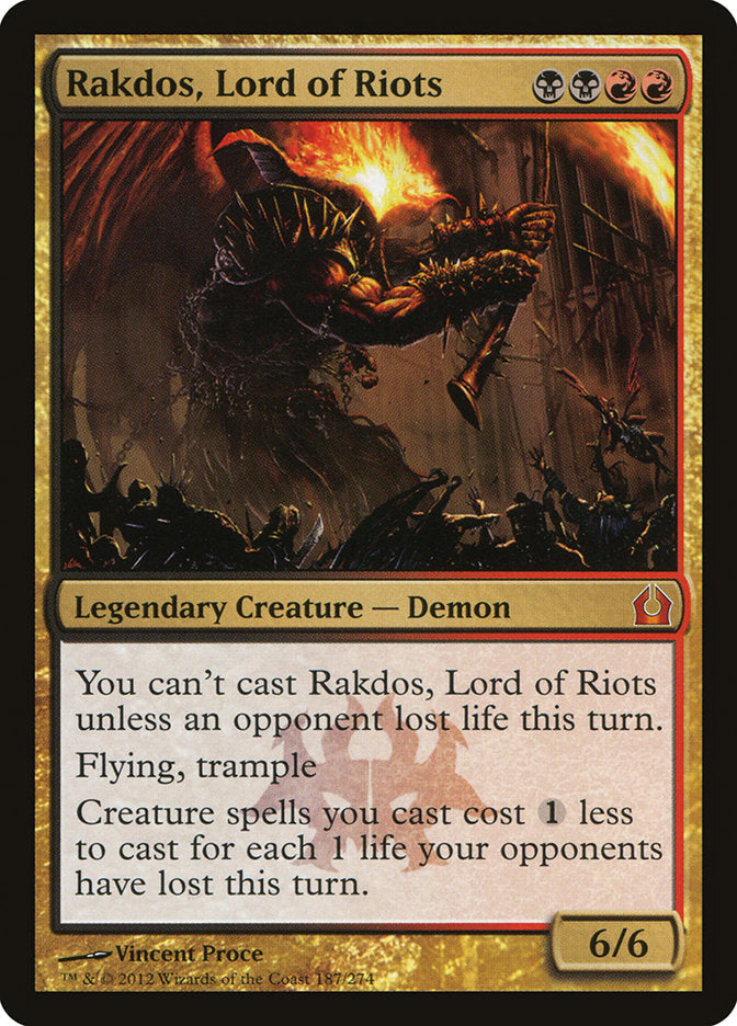 Rakdos, Lord of Riots [Return to Ravnica] Foil