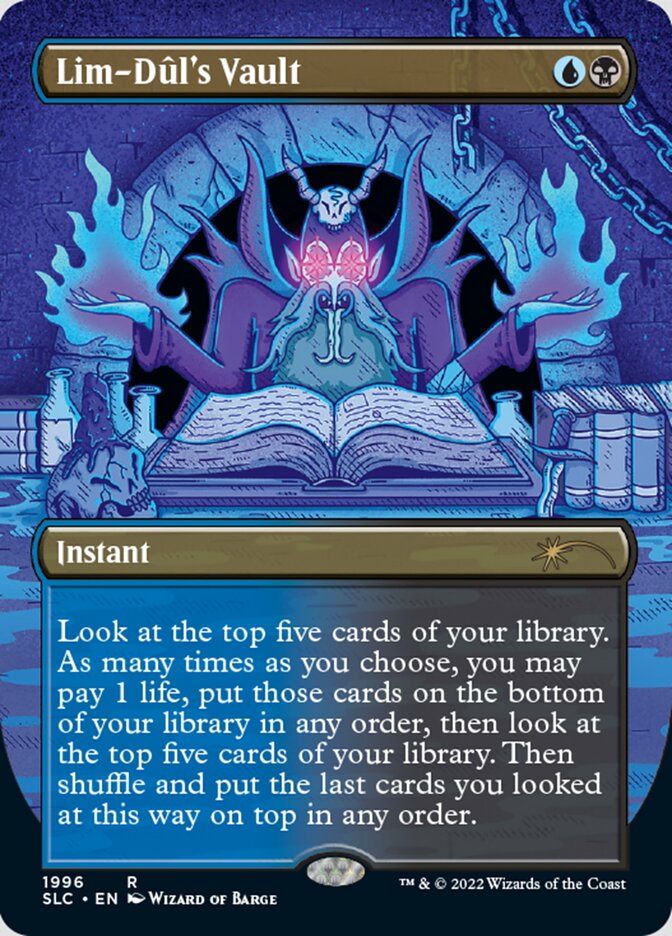 Lim-Dul's Vault (Borderless) [Secret Lair 30th Anniversary Countdown Kit] Foil