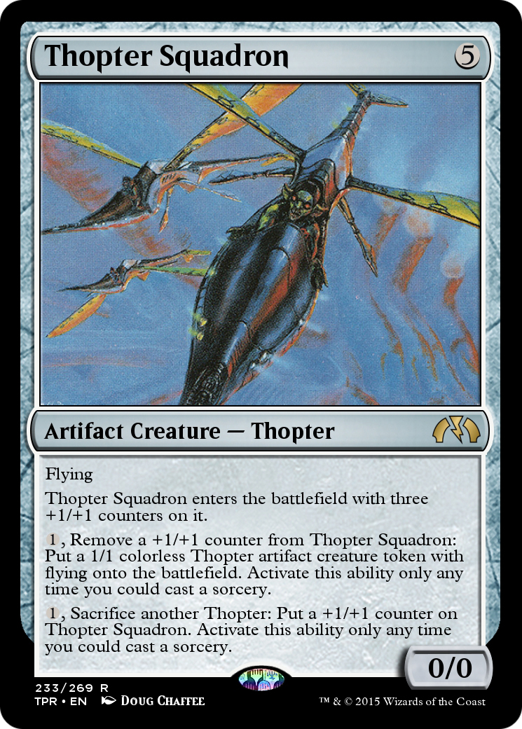 Thopter Squadron  [Tempest Remastered] Foil