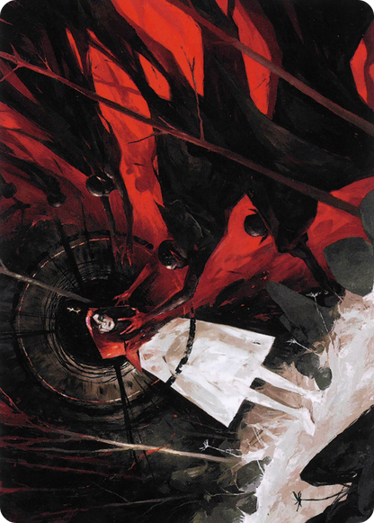 Curse of Hospitality // Curse of Hospitality  [Crimson Vow Art Series] (Borderless) Foil