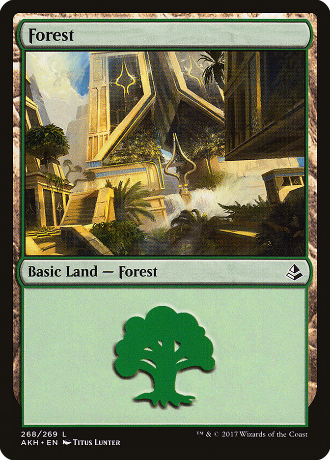 Forest (268) [Amonkhet] Foil
