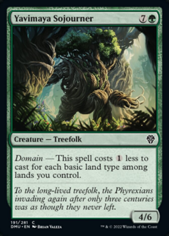 Yavimaya Sojourner [Dominaria United] Foil