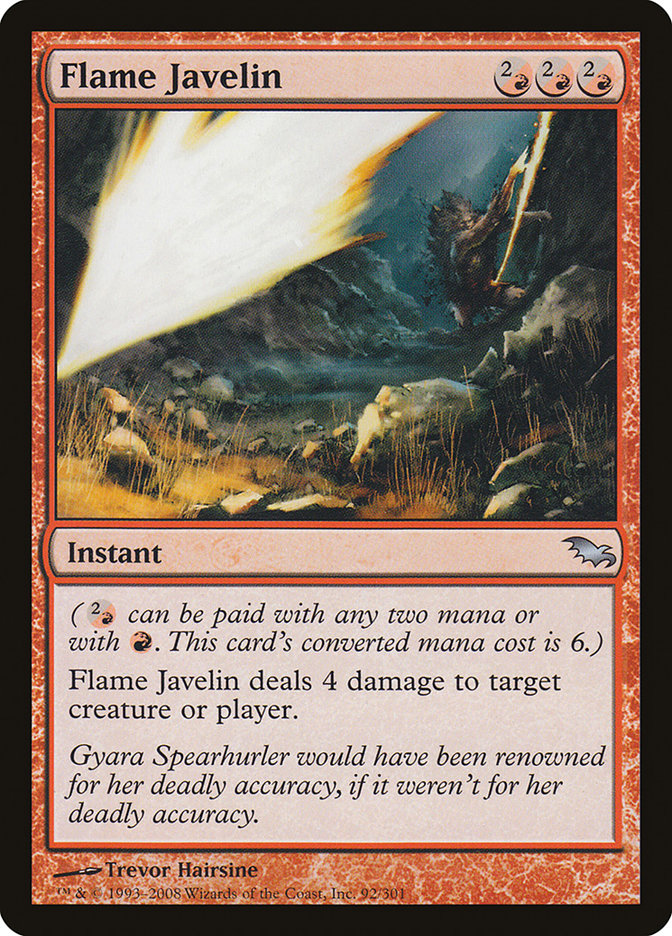 Flame Javelin [Shadowmoor] Foil