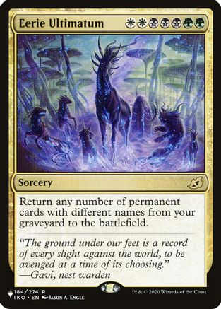 Eerie Ultimatum  [The List Reprints]