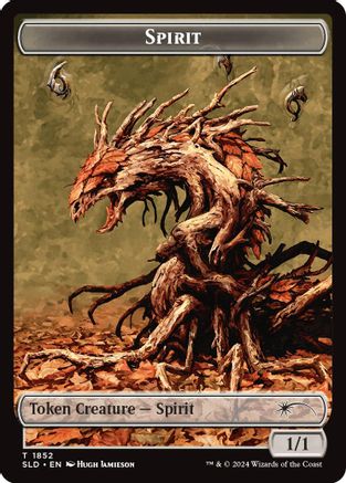 Spirit (SLD) // Shapeshifter (KHM) Double-sided Token  [Secret Lair Drop Series]