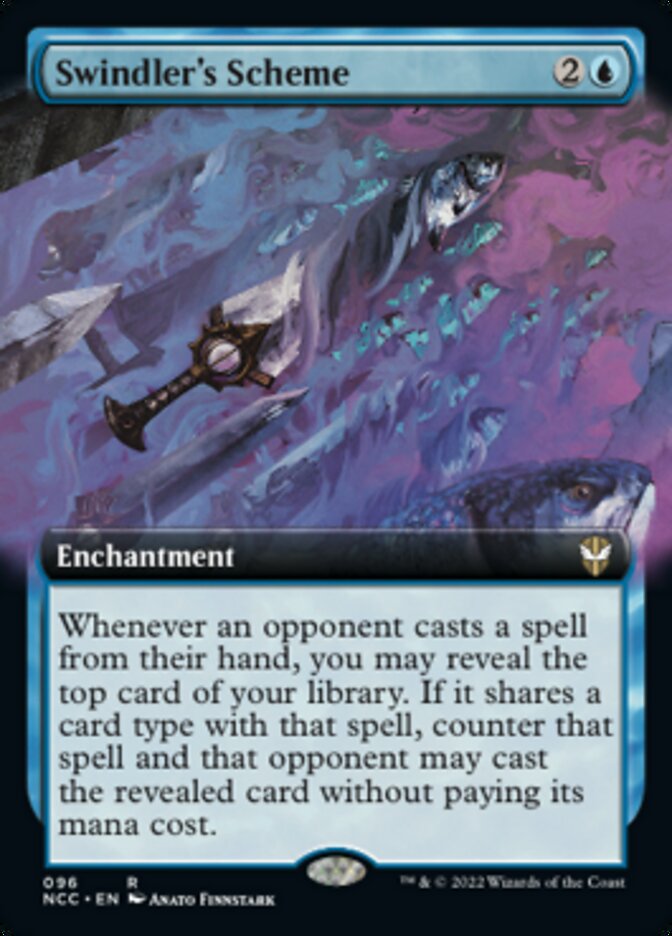Swindler's Scheme (Extended Art) [Streets of New Capenna Commander] Foil
