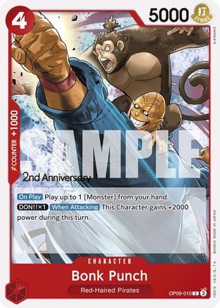 Bonk Punch (OP09-010) - [Emperors in the New World: 2nd Anniversary Tournament Cards]