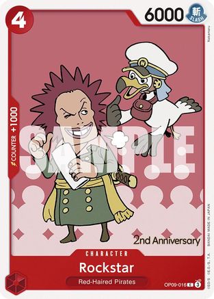 Rockstar (OP09-016) - [Emperors in the New World: 2nd Anniversary Tournament Cards]