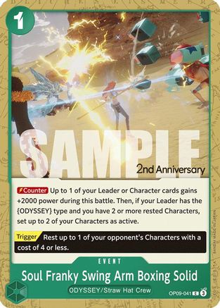 Soul Franky Swing Arm Boxing Solid (OP09-041) - [Emperors in the New World: 2nd Anniversary Tournament Cards]