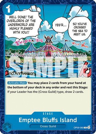 Emptee Bluffs Island (OP09-060) - [Emperors in the New World: 2nd Anniversary Tournament Cards]