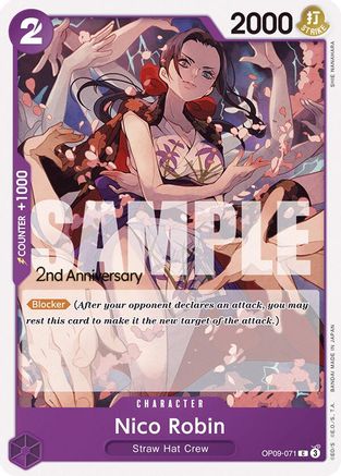 Nico Robin (071) (OP09-071) - [Emperors in the New World: 2nd Anniversary Tournament Cards]