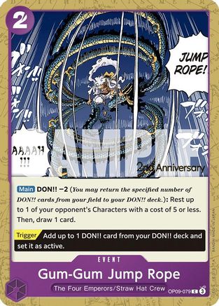 Gum-Gum Jump Rope (OP09-079) - [Emperors in the New World: 2nd Anniversary Tournament Cards]