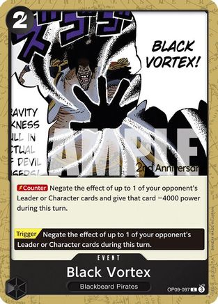 Black Vortex (OP09-097) - [Emperors in the New World: 2nd Anniversary Tournament Cards]