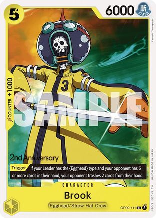 Brook (111) (OP09-111) - [Emperors in the New World: 2nd Anniversary Tournament Cards]