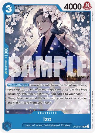 Izo (OP09-044) - [Emperors in the New World: 2nd Anniversary Tournament Cards]