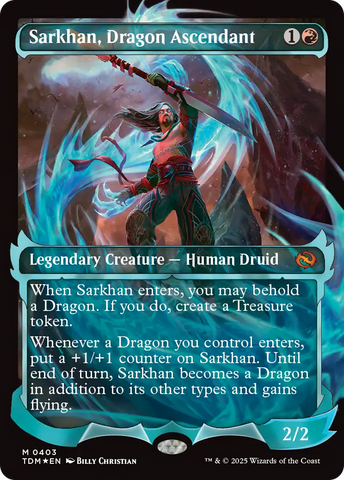 Sarkhan, Dragon Ascendant (0403) (Showcase) [Tarkir: Dragonstorm]