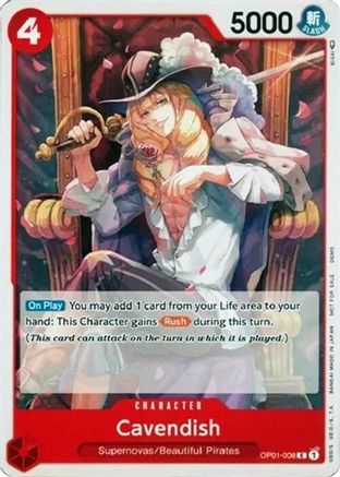 Cavendish (OP01-008) - [One Piece Demo Deck Cards]