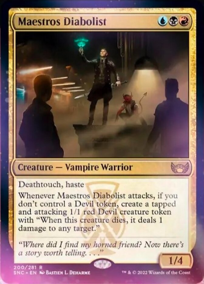 Maestros Diabolist [Streets of New Capenna] Foil