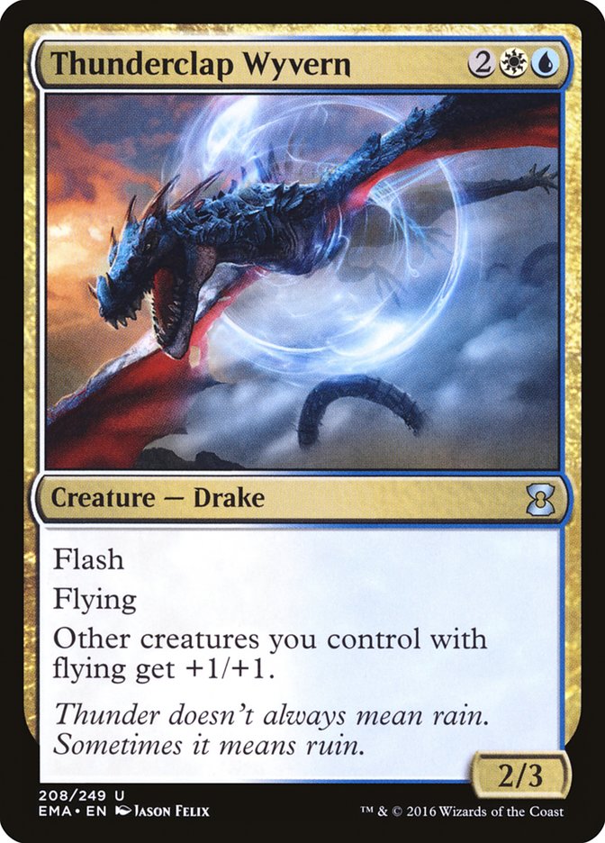Thunderclap Wyvern [Eternal Masters] Foil