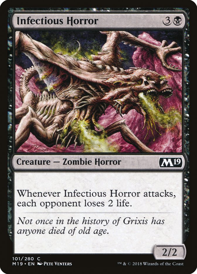 Infectious Horror [Core Set 2019] Foil