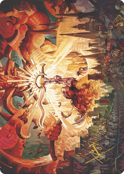 Warleader's Call // Warleader's Call  [Murders at Karlov Manor Art Series] (Borderless)