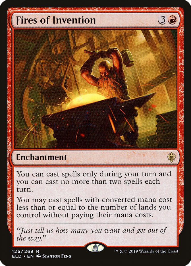 Fires of Invention [Throne of Eldraine] Foil