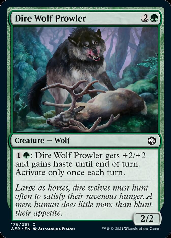 Dire Wolf Prowler [Dungeons & Dragons: Adventures in the Forgotten Realms] Foil