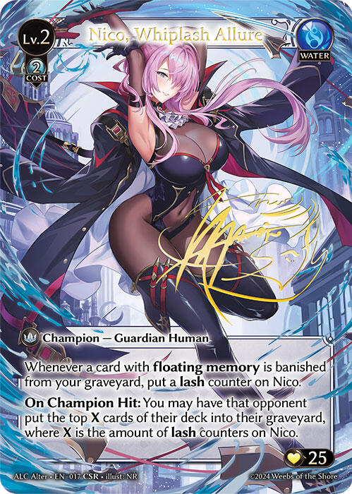 Nico, Whiplash Allure (CSR) (017) [Alchemical Revolution Alter Edition]