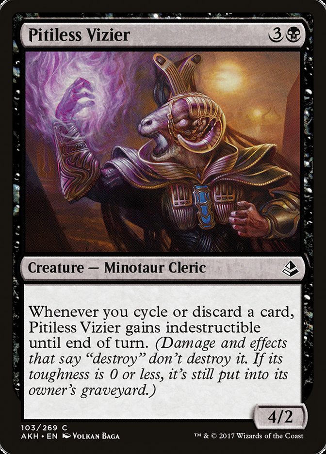 Pitiless Vizier [Amonkhet] Foil