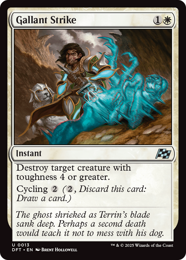 Gallant Strike [Aetherdrift] Foil