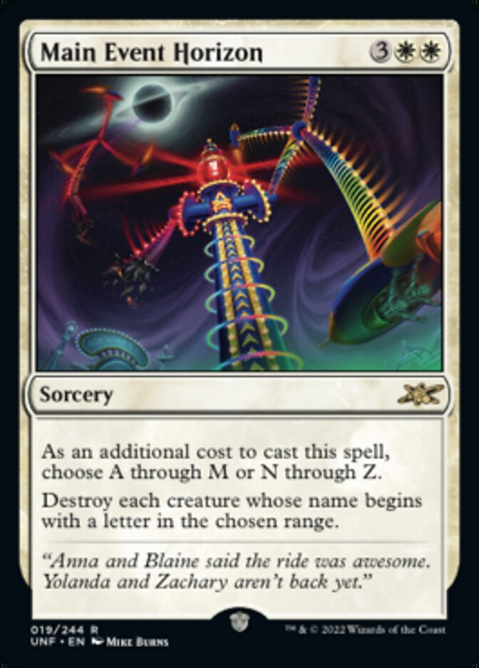 Main Event Horizon [Unfinity] Foil