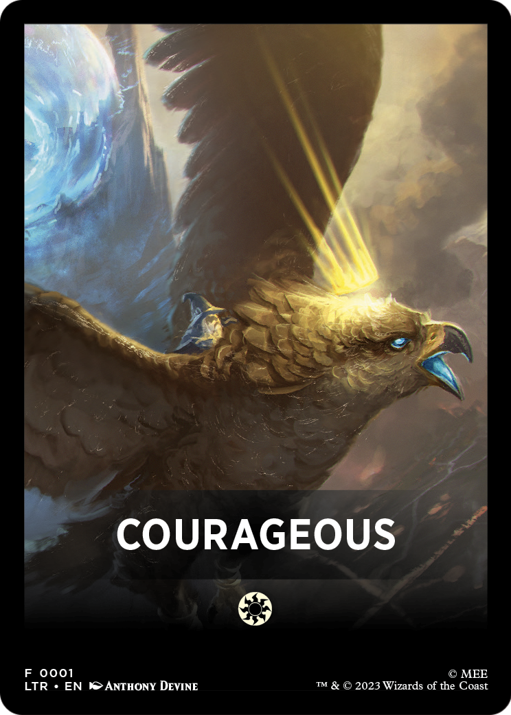 Courageous  [Tales of Middle-earth Front Cards]