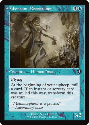 Aberrant Researcher // Perfected Form (Retro Frame) [Innistrad Remastered] Foil