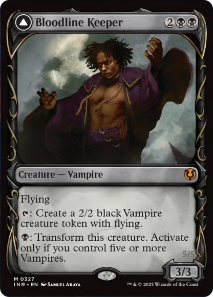 Bloodline Keeper // Lord of Lineage (Showcase) [Innistrad Remastered] Foil