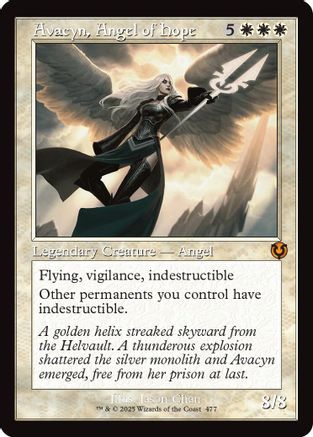 Avacyn, Angel of Hope (Retro Frame) [Innistrad Remastered] Foil