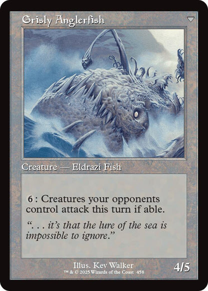 Grizzled Angler // Grisly Anglerfish (Retro Frame) [Innistrad Remastered] Foil