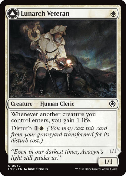 Lunarch Veteran // Luminous Phantom [Innistrad Remastered] Foil