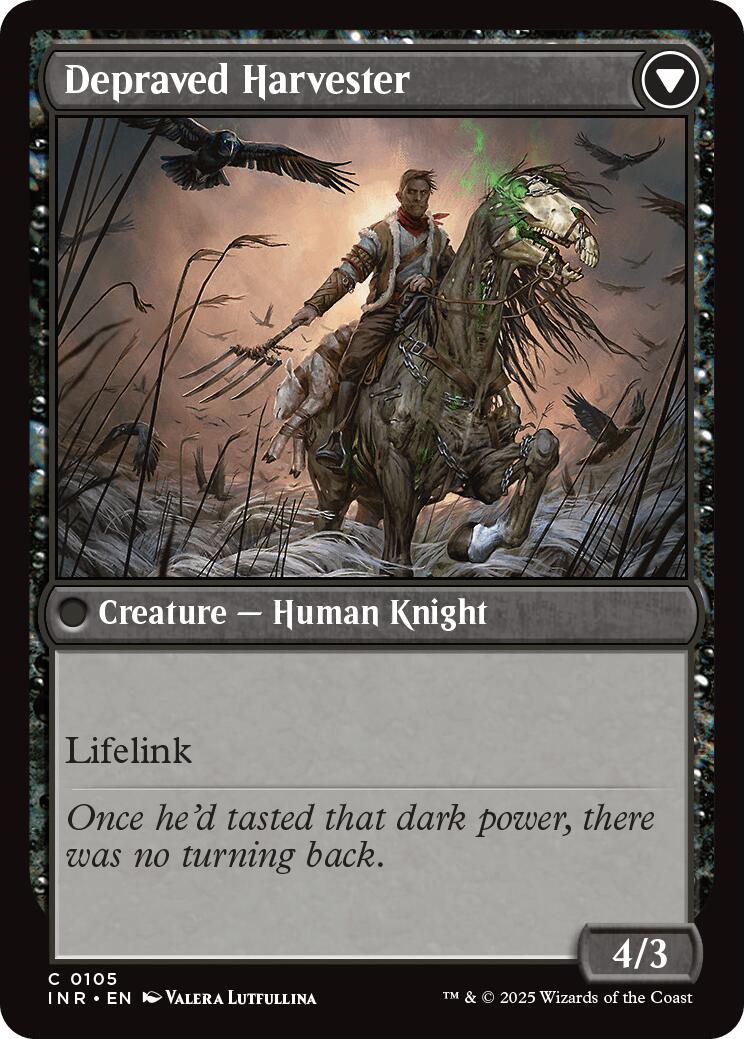 Desperate Farmer // Depraved Harvester [Innistrad Remastered] Foil