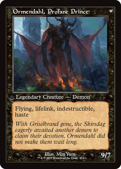 Westvale Abbey // Ormendahl, Profane Prince (Retro Frame) [Innistrad Remastered] Foil