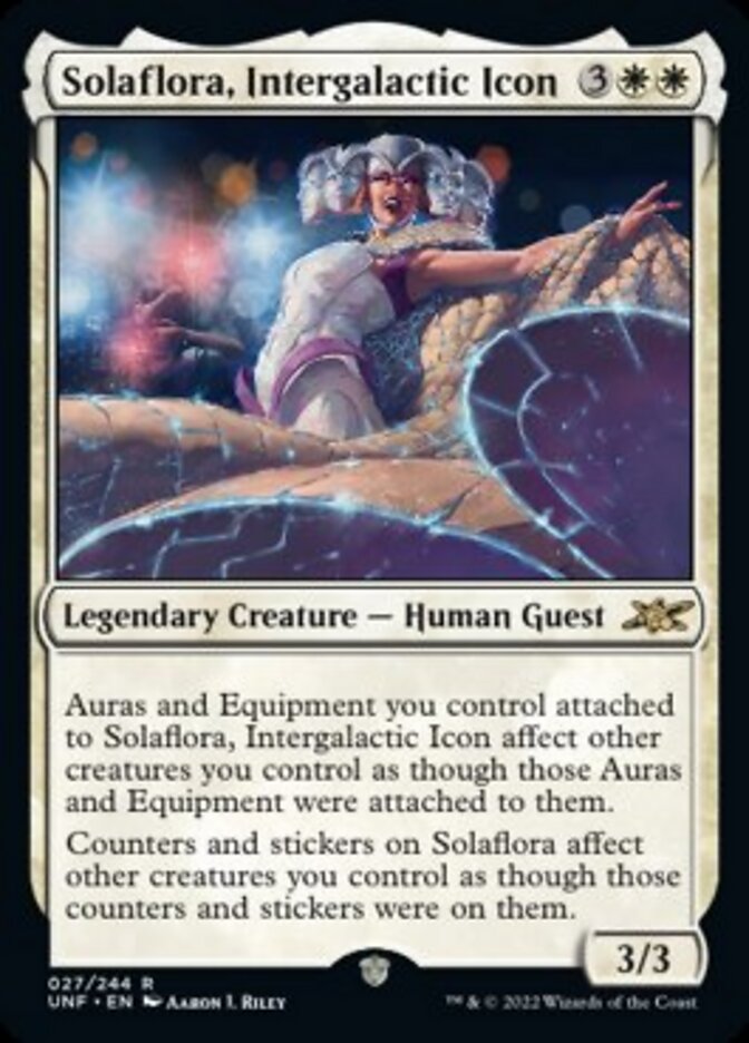 Solaflora, Intergalactic Icon [Unfinity] Foil